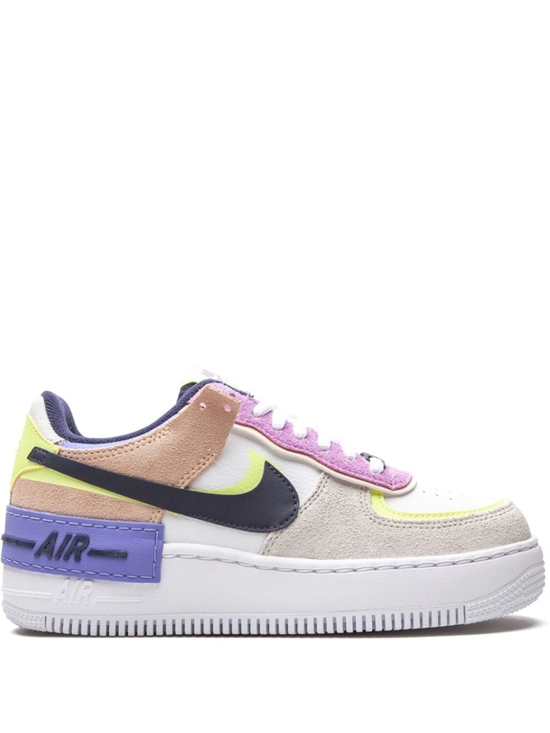 

Кроссовки Nike AF1 Shadow, белый/сиреневый/розовый