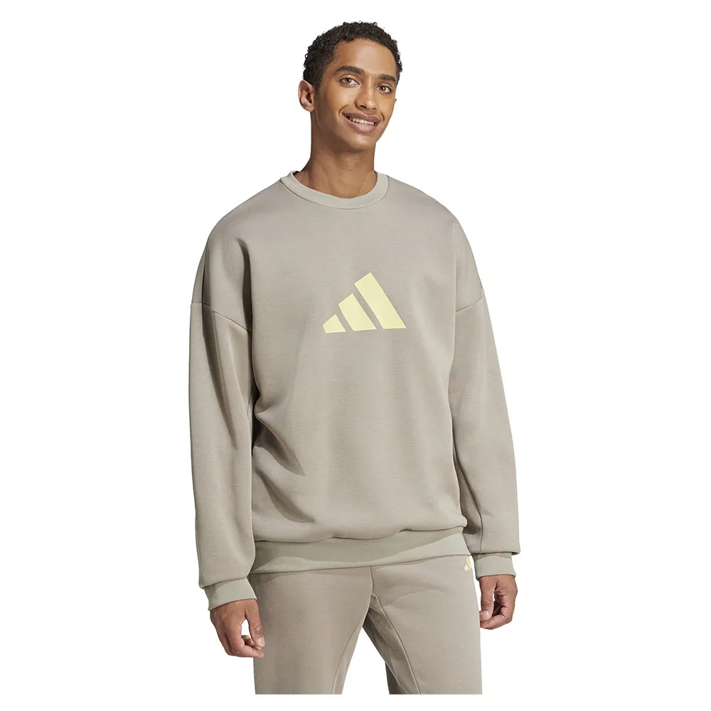 

Толстовка adidas Future Icons 3 Bar Logo, бежевый