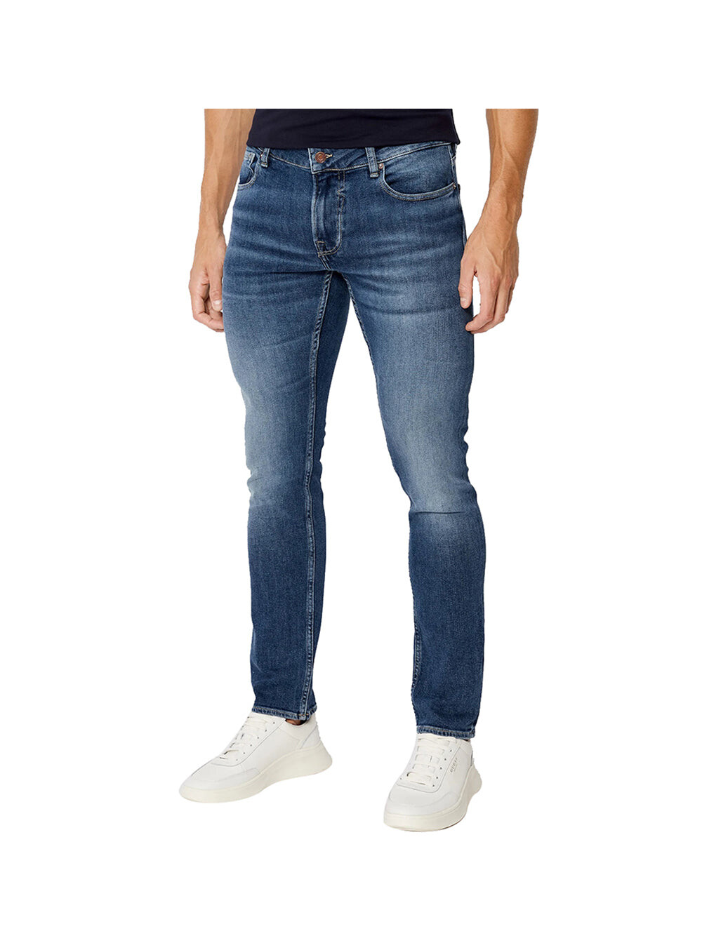 

Мужские синие джинсовые джинсы Guess