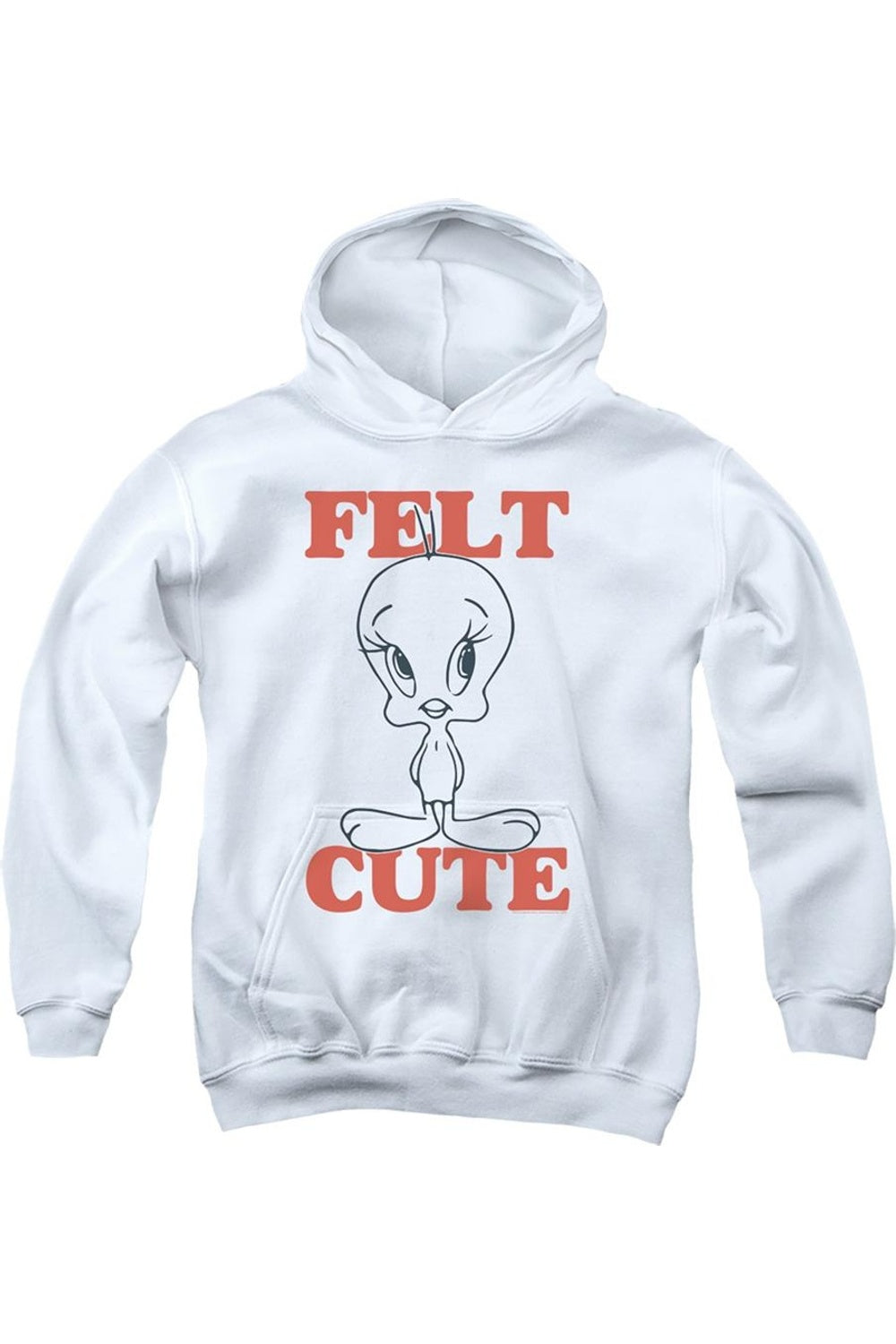 

Толстовка с капюшоном Looney Tunes Felt Cute Youth Gildan, белый