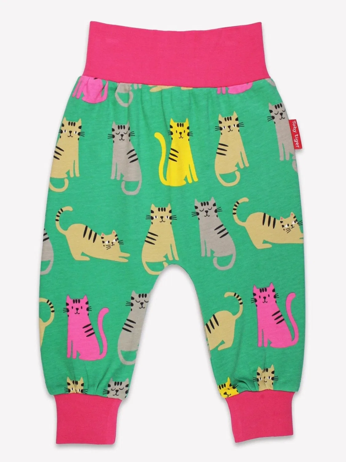 Брюки стандартные 'Kätzchen-Druck' Toby Tiger, Green