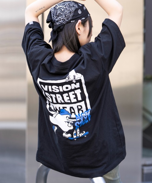 

Футболка с принтом VISION STREET WEAR, черный