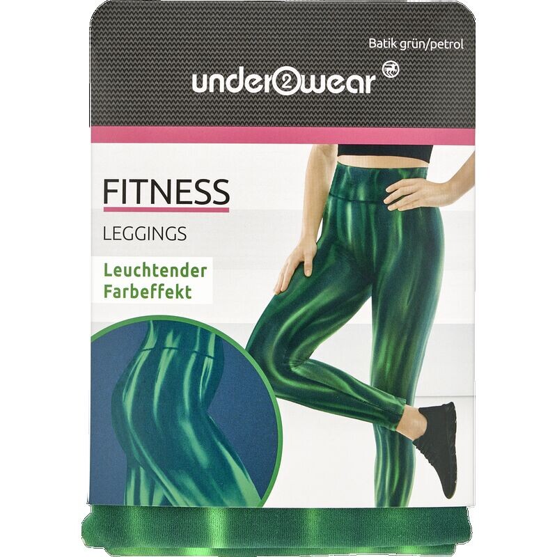 

Фитнес-леггинсы батик разноцветного размера. л under2wear, 1 шт.