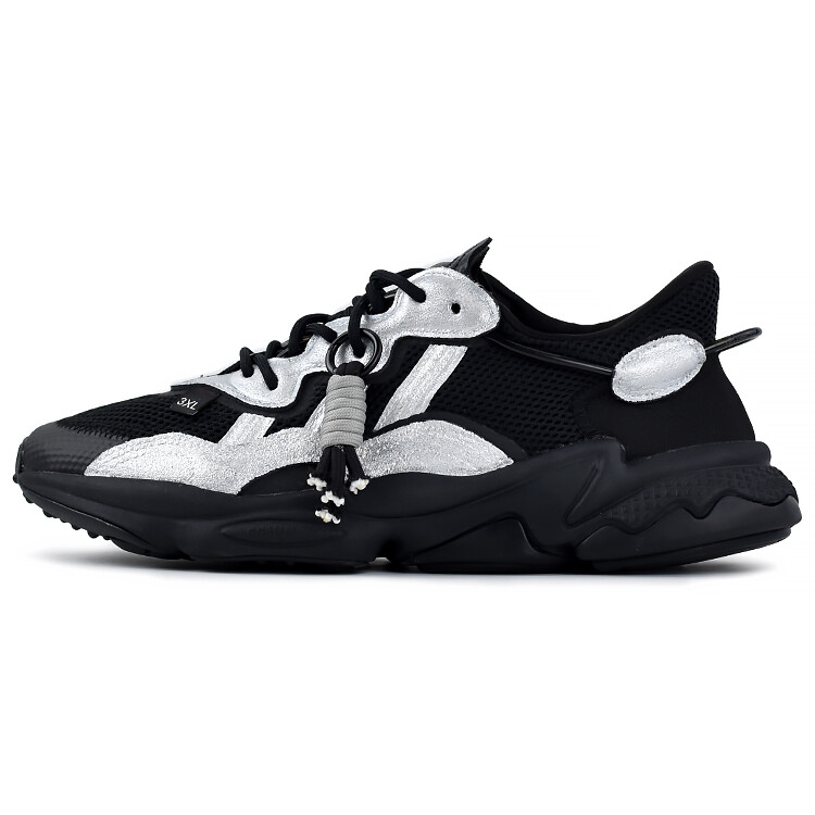 

Кроссовки Ozweego Chunky унисекс с низким верхом, черный/серебряный Adidas Originals