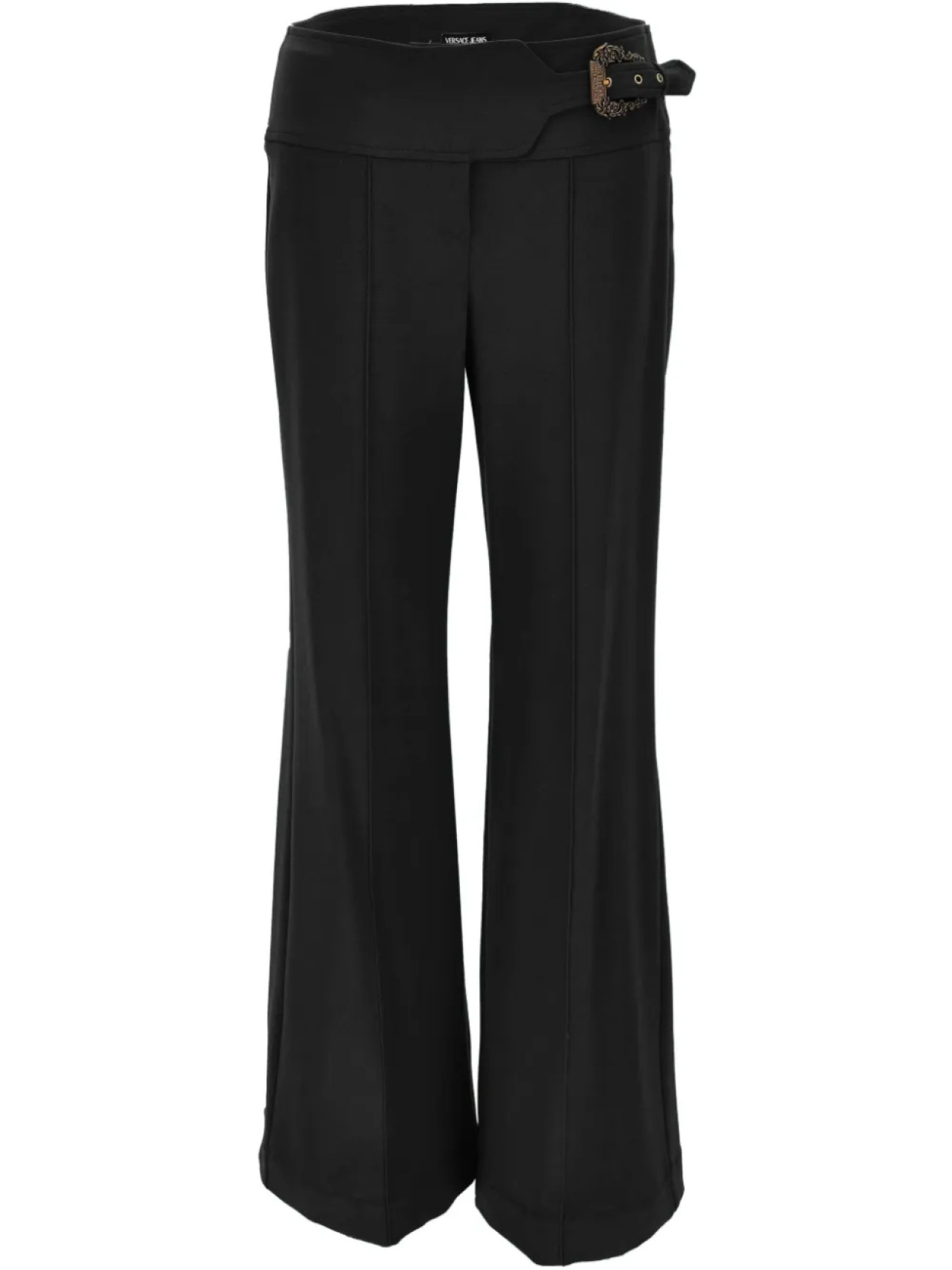 

Расклешенные брюки с поясом Versace Jeans Couture, черный