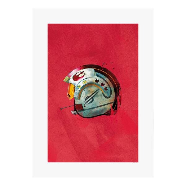 

Фреска Komar Star Wars Helmets Rebel Pilot, разноцветный