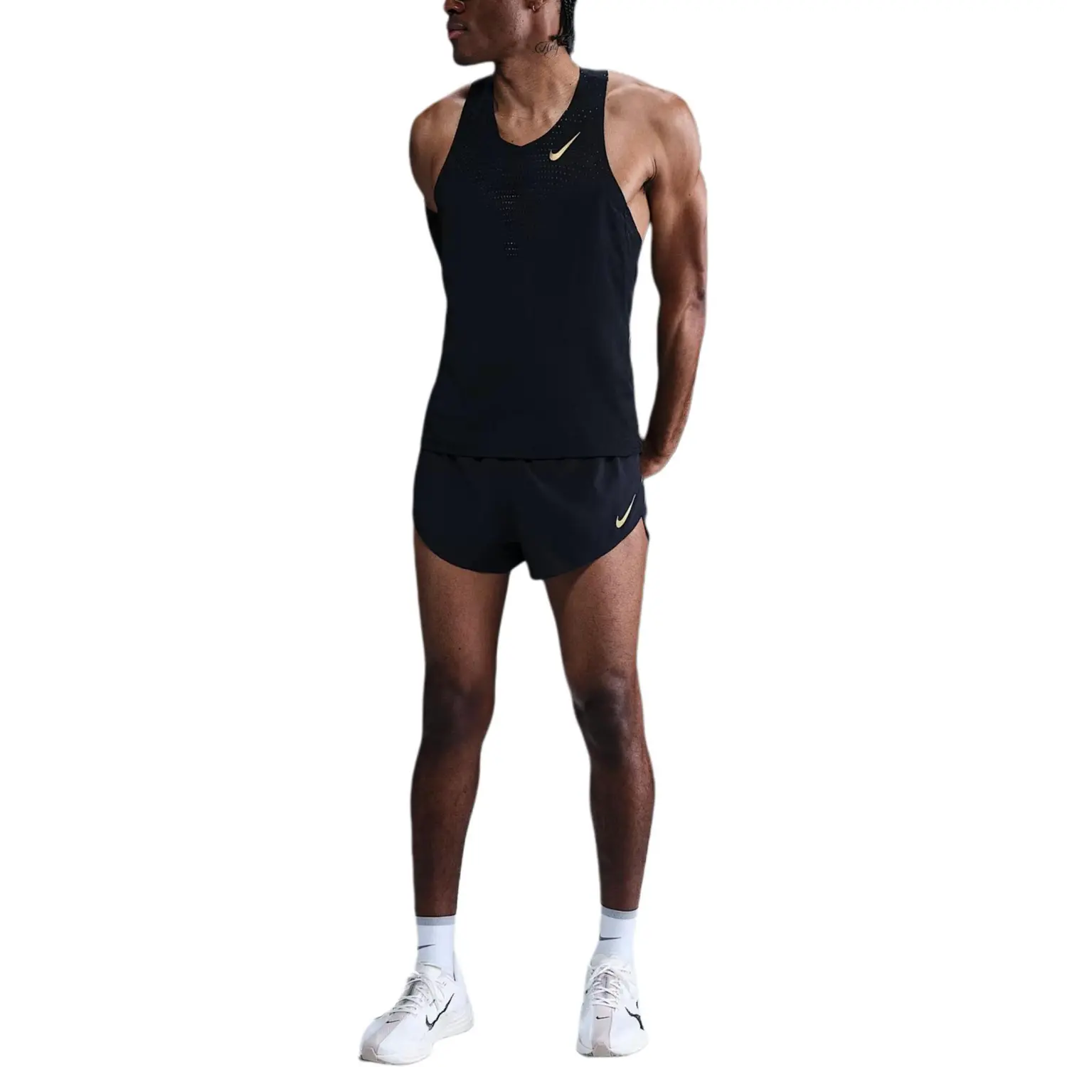 Мужская майка для бега AeroSwift X Jakob Dri FIT Adv Nike, черный — фото 2