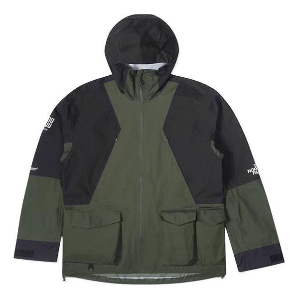 

Куртка x undercover soukuu hike packable mountain light shell jacket 'forest night green tnf black' The North Face, зеленый