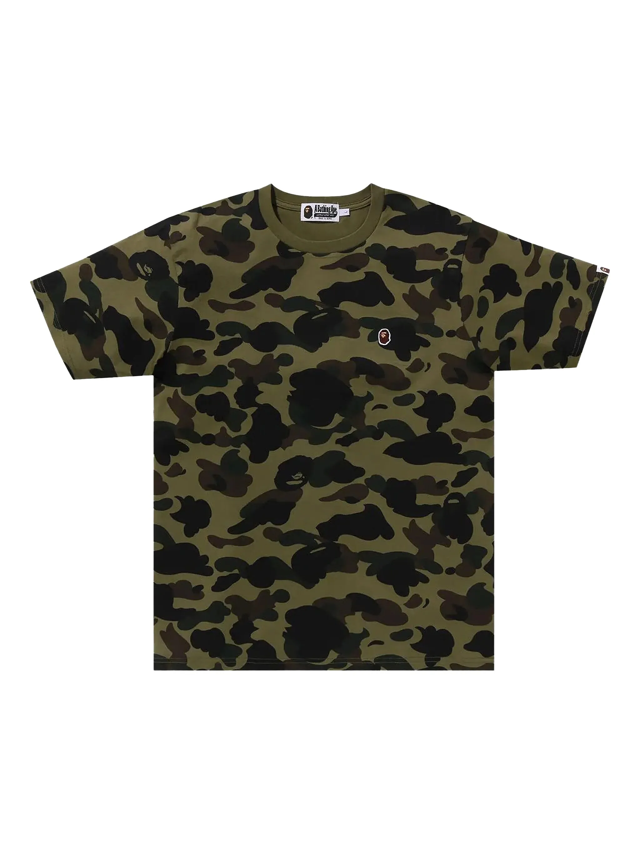 

Футболка с камуфляжным принтом A Bathing Ape, зеленый