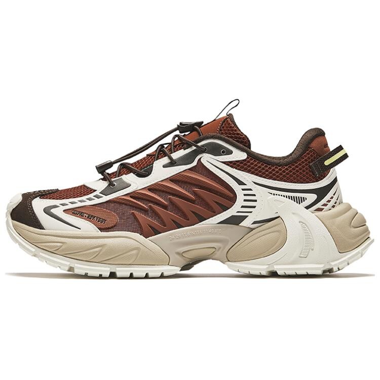 

Кроссовки ANTA Star Moon 2 Chunky Sneakers Men Low-top Brown/White, коричневый