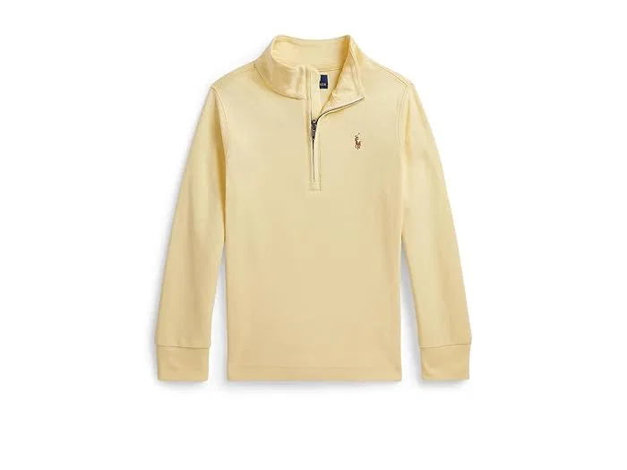 Свитер Cotton Interlock 1/4 Zip Pullover Polo Ralph Lauren Kids, T Bird Yellow