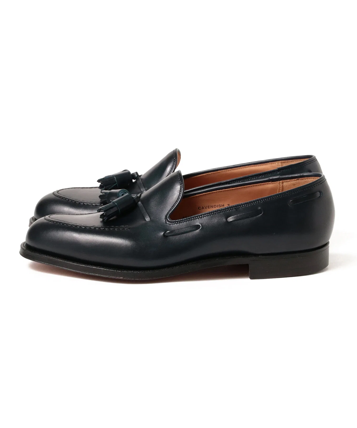 [Топ-100 товаров BEAMS] Лоферы CROCKETT&JONES / CAVENDISH из телячьей кожи с кисточками