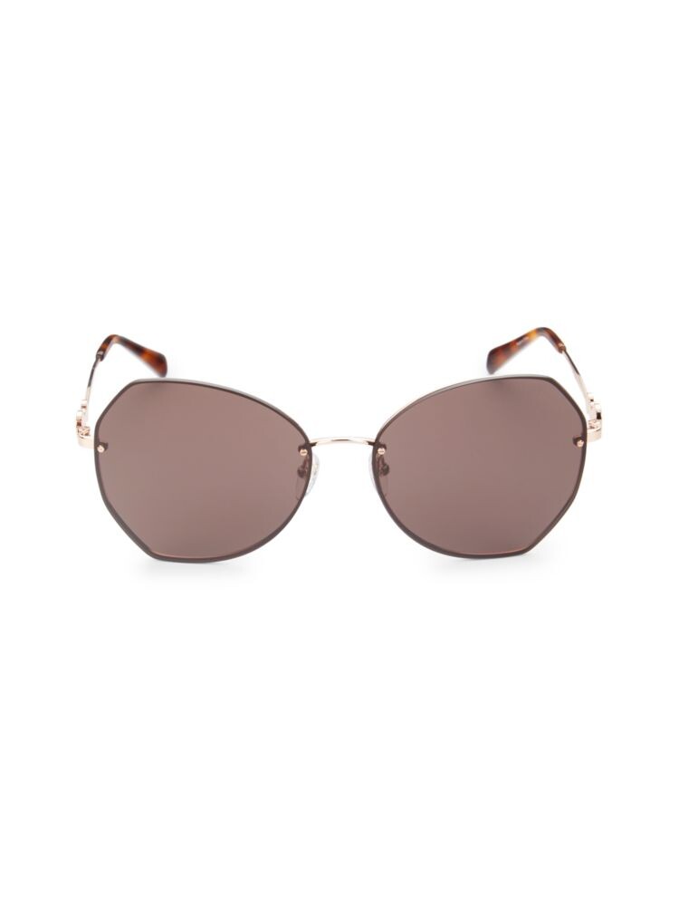 

Круглые солнцезащитные очки 61MM Emilio Pucci, золото