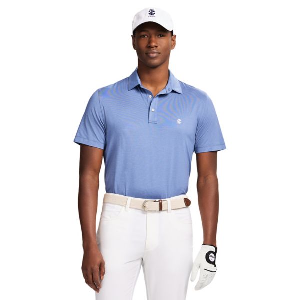 

Мужское поло Swingflex Elite с коротким рукавом из сетки Izod, цвет moonlight blue