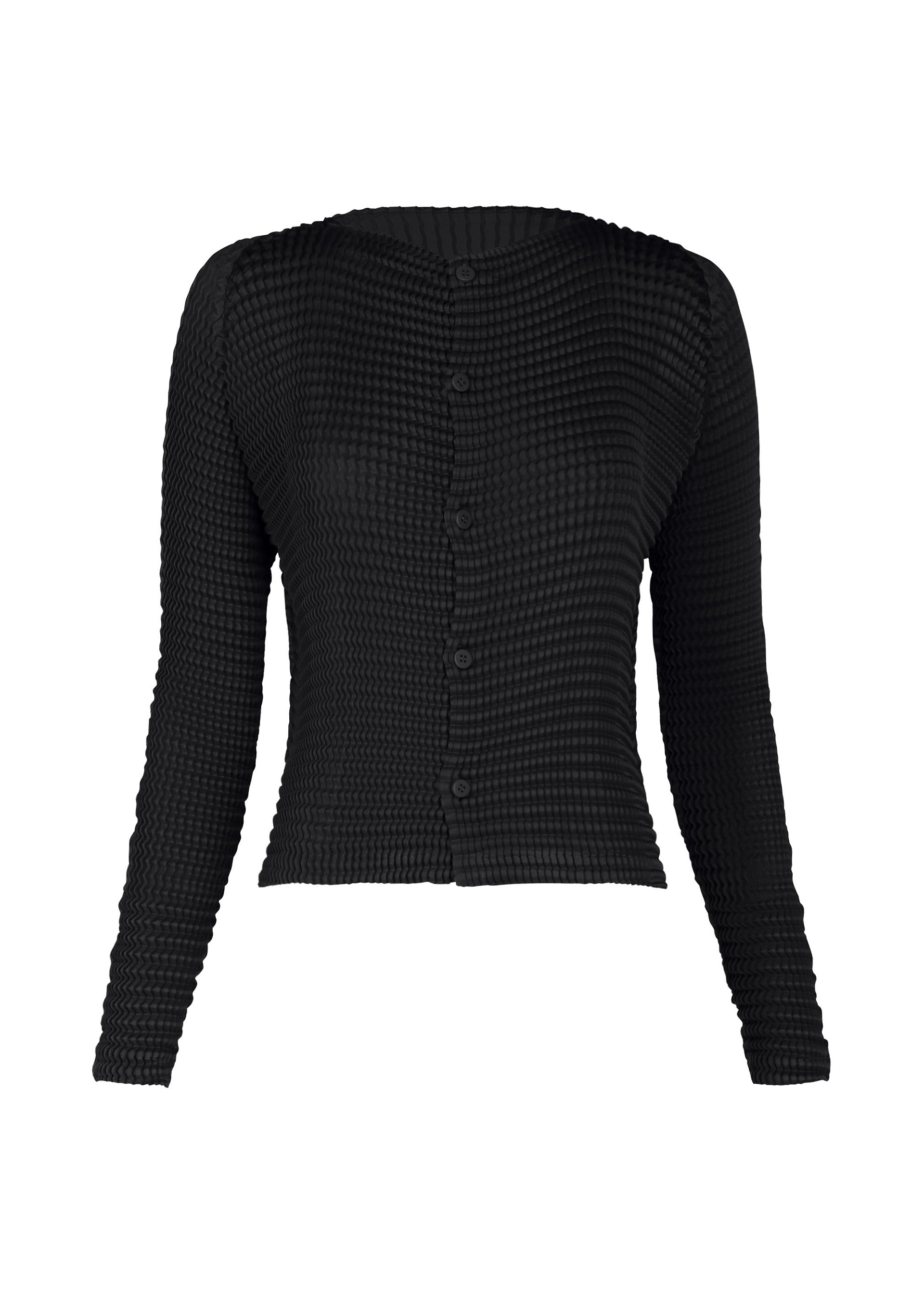 

Кардиган suede like pleats Issey Miyake, черный