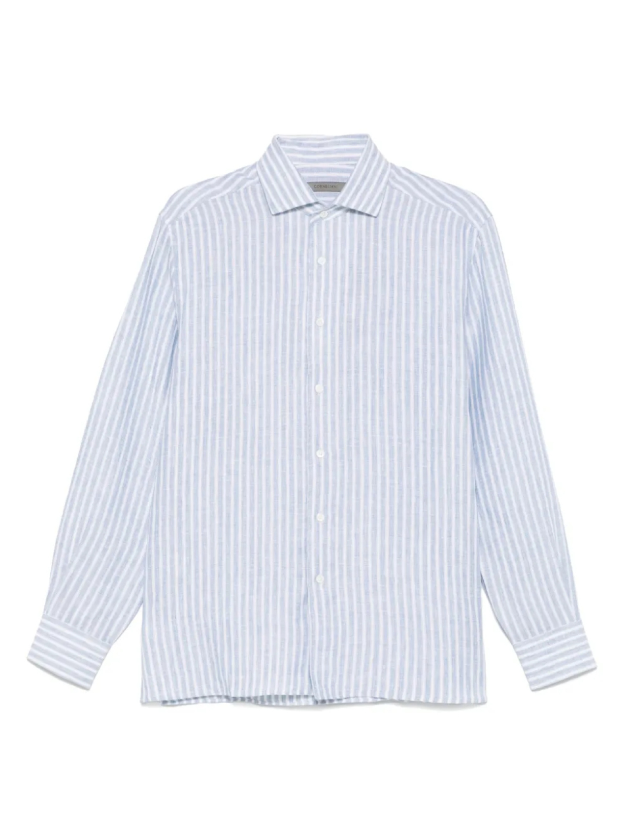 

Льняная рубашка Corneliani, синий