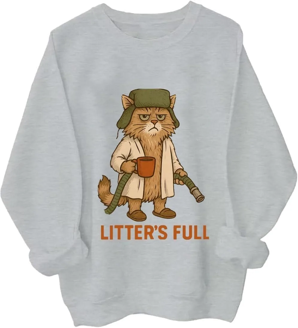 

Толстовка Litters Full с принтом кошек, унисекс MIOJKSE