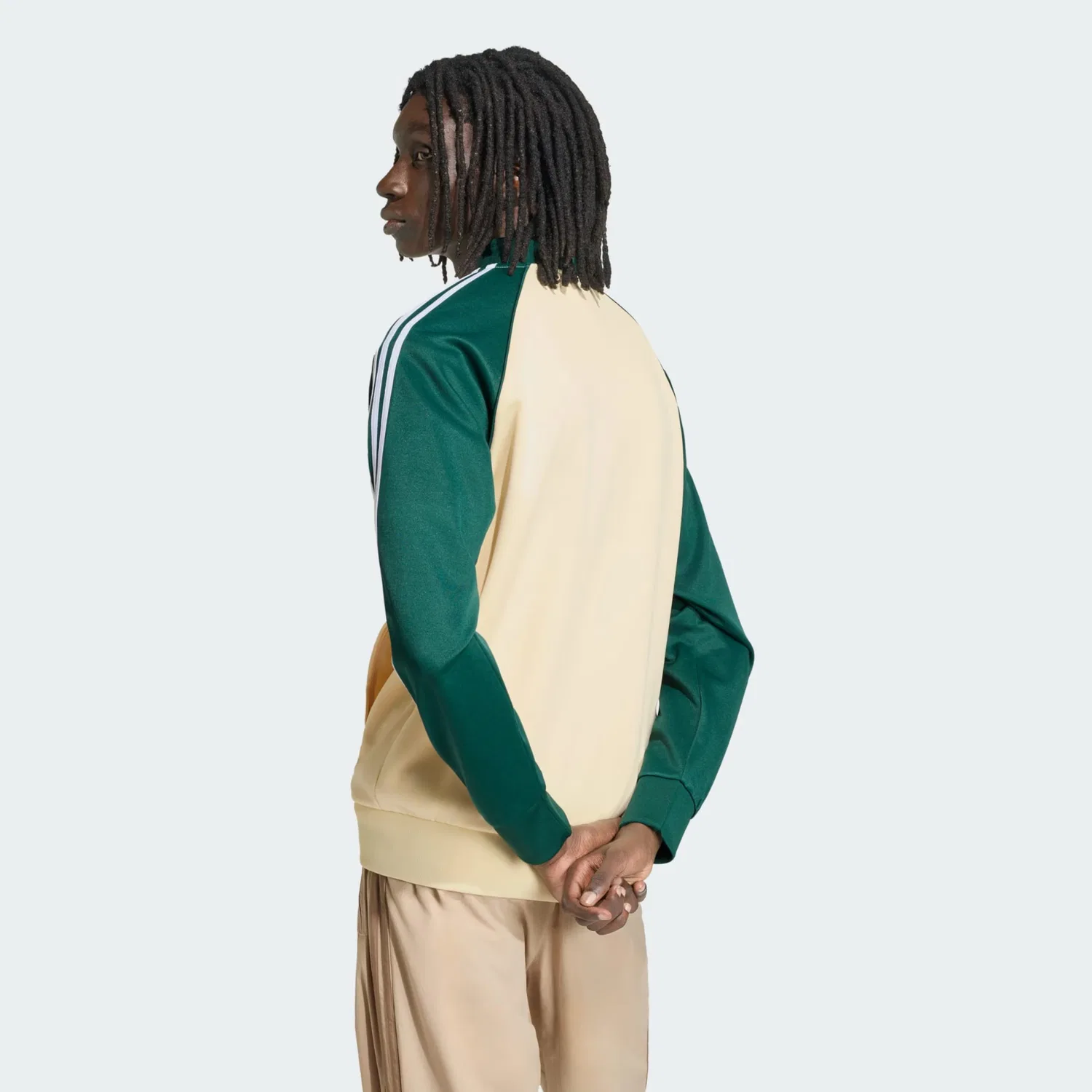 Толстовка на молнии Adidas Originals SST цвета замши — фото 3