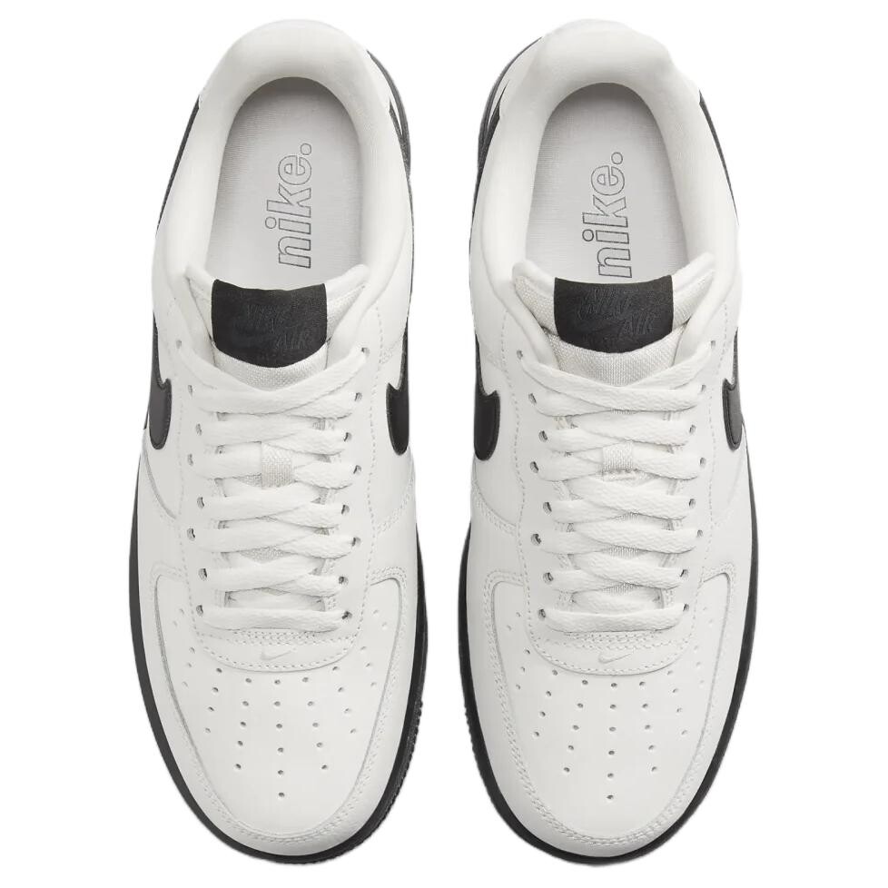 Кроссовки Nike Air Force 1 Skateboarding Shoes Unisex Low-top White/Black, белый/черный — фото 4