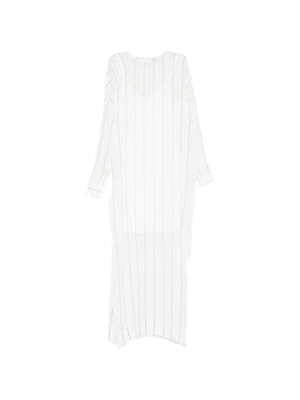 

Прямое миди-платье с полосатым узором Capri Bondi Born, белый