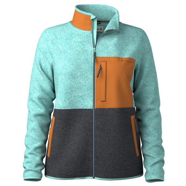

Женская флисовая куртка второго покроя - флисовая куртка Smartwool, синий