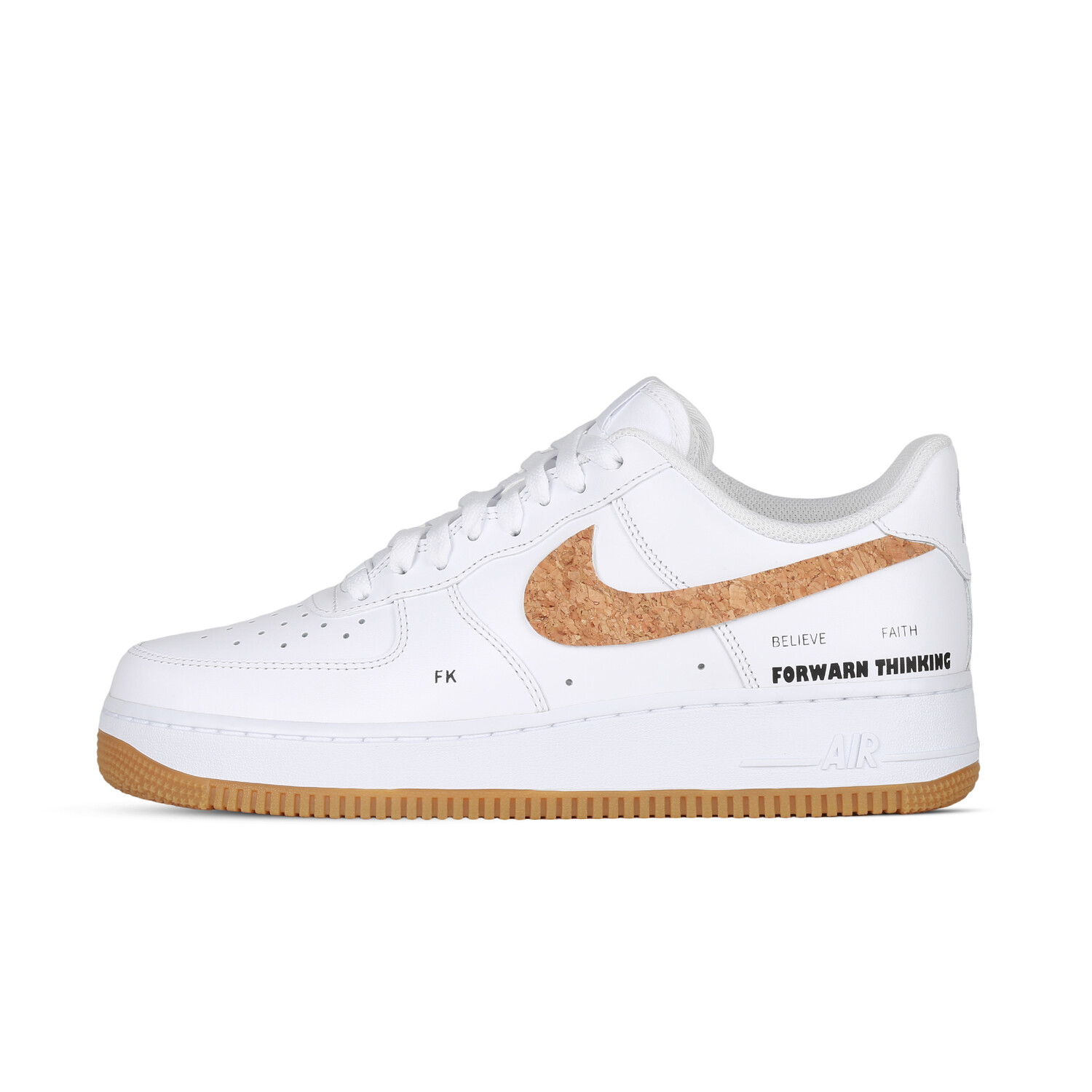 

Кроссовки для скейтборда Air Force 1 мужские с низким верхом белый/желтый Nike