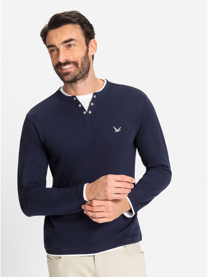 

Рубашка с длинными рукавами темно-синего и антрацитового цветов WITT WEIDEN