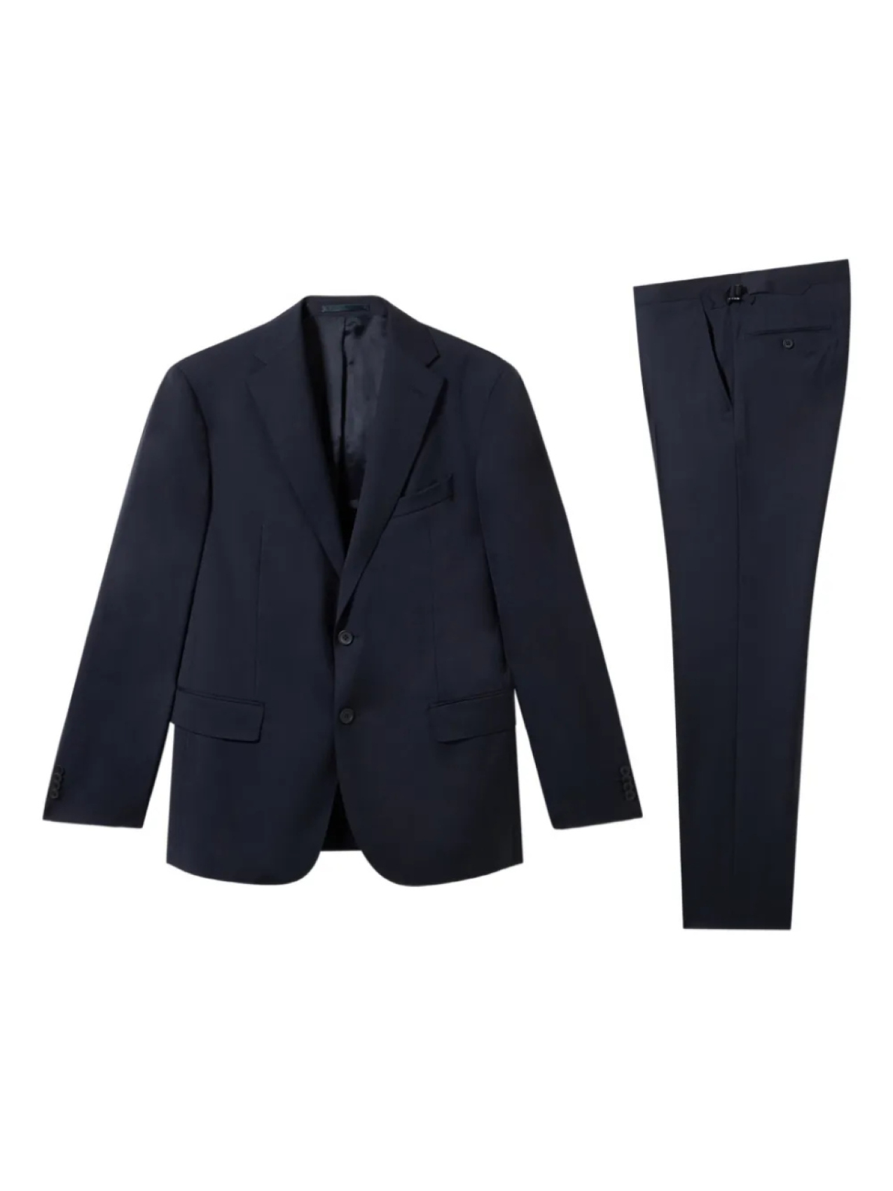 

Шерстяной костюм Zelander Herringbone Brooks Brothers, синий