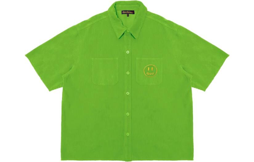 

Рубашка Smiley Collection унисекс зеленая Drew House, зеленый