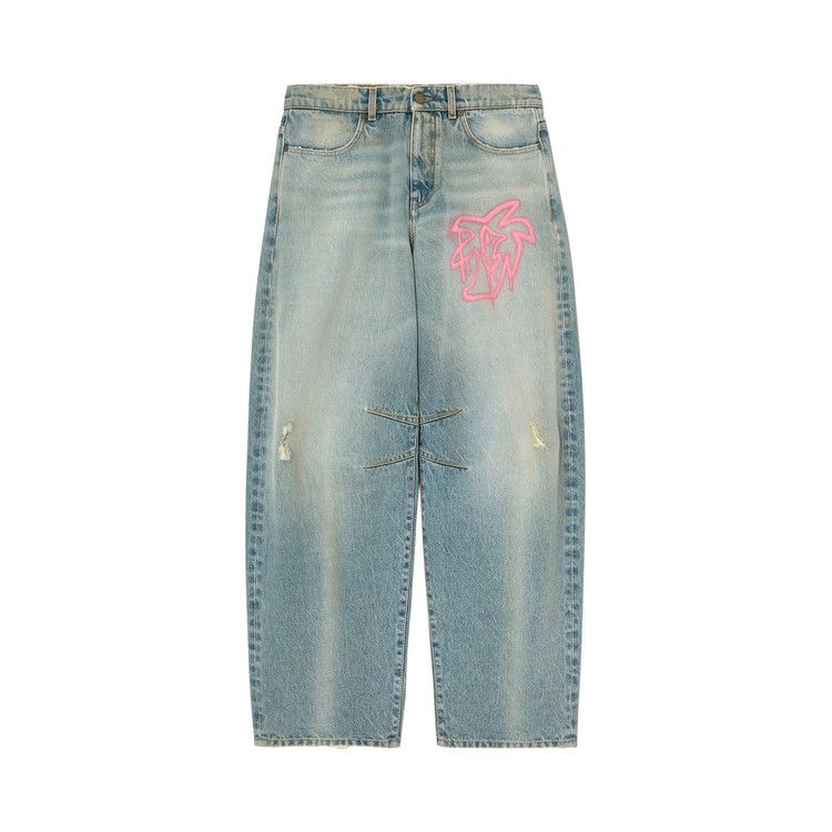 

Брюки Palm Angels Hunter Carrot Denim Pants, Light Blue