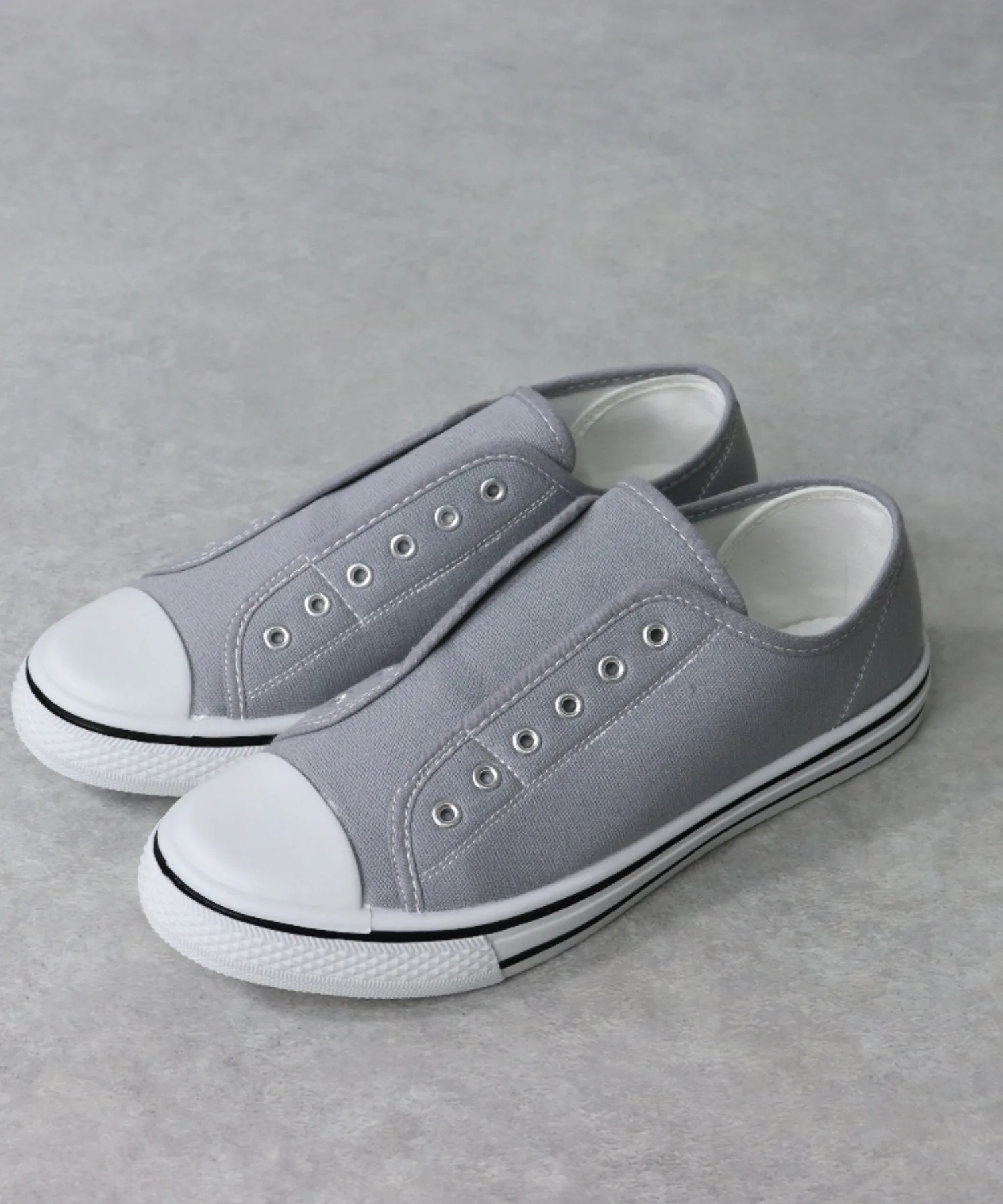 Унисекс слипоны из дышащего канваса AAA+ Low-Tech Response Sneaker серые