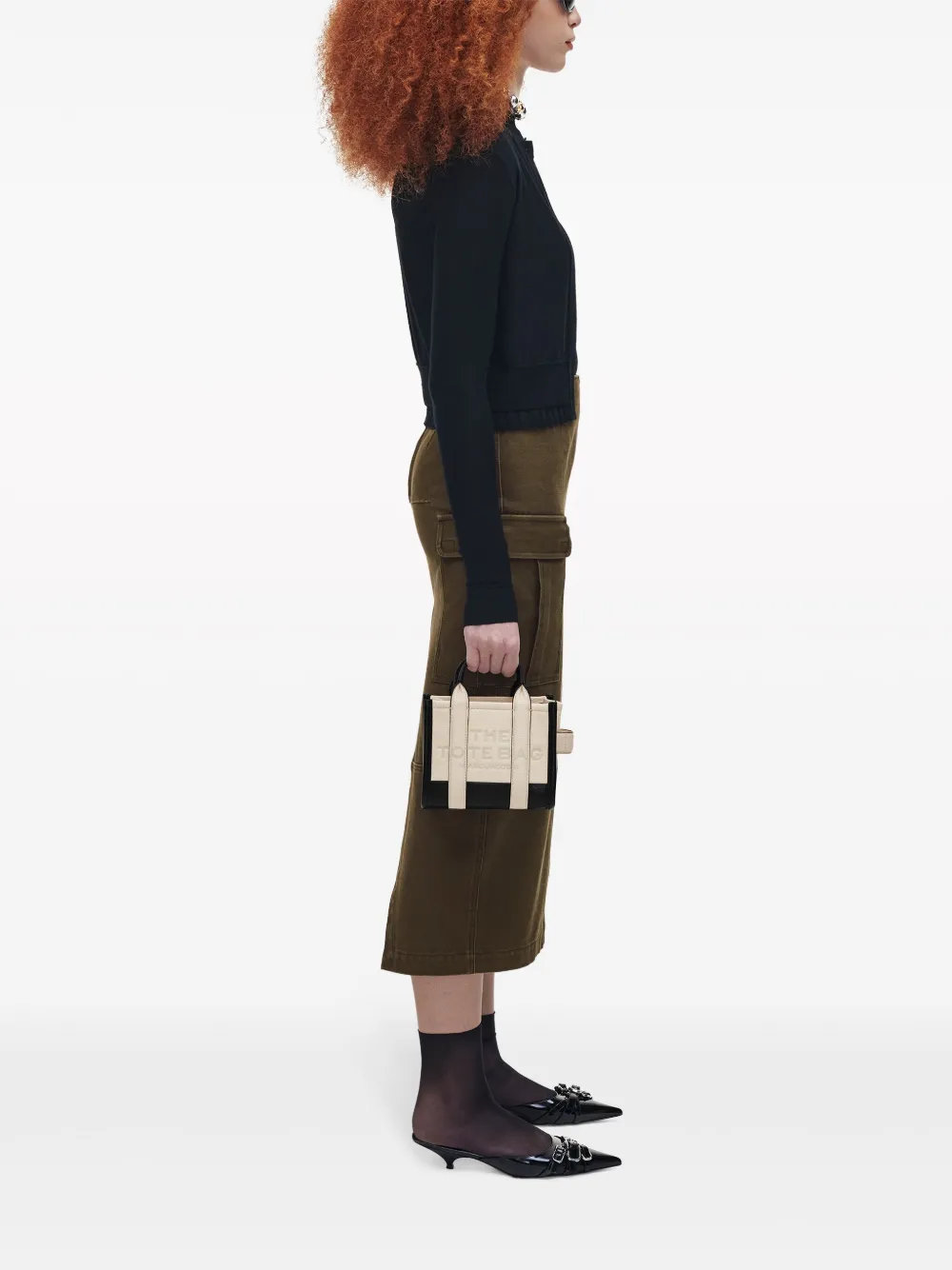 Сумка The Colorblock Crossbody Tote MARC JACOBS, нейтральный — фото 2
