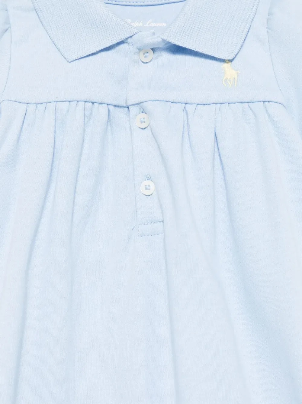 Комбинезон с логотипом Polo Ralph Lauren Kids, синий — фото 3