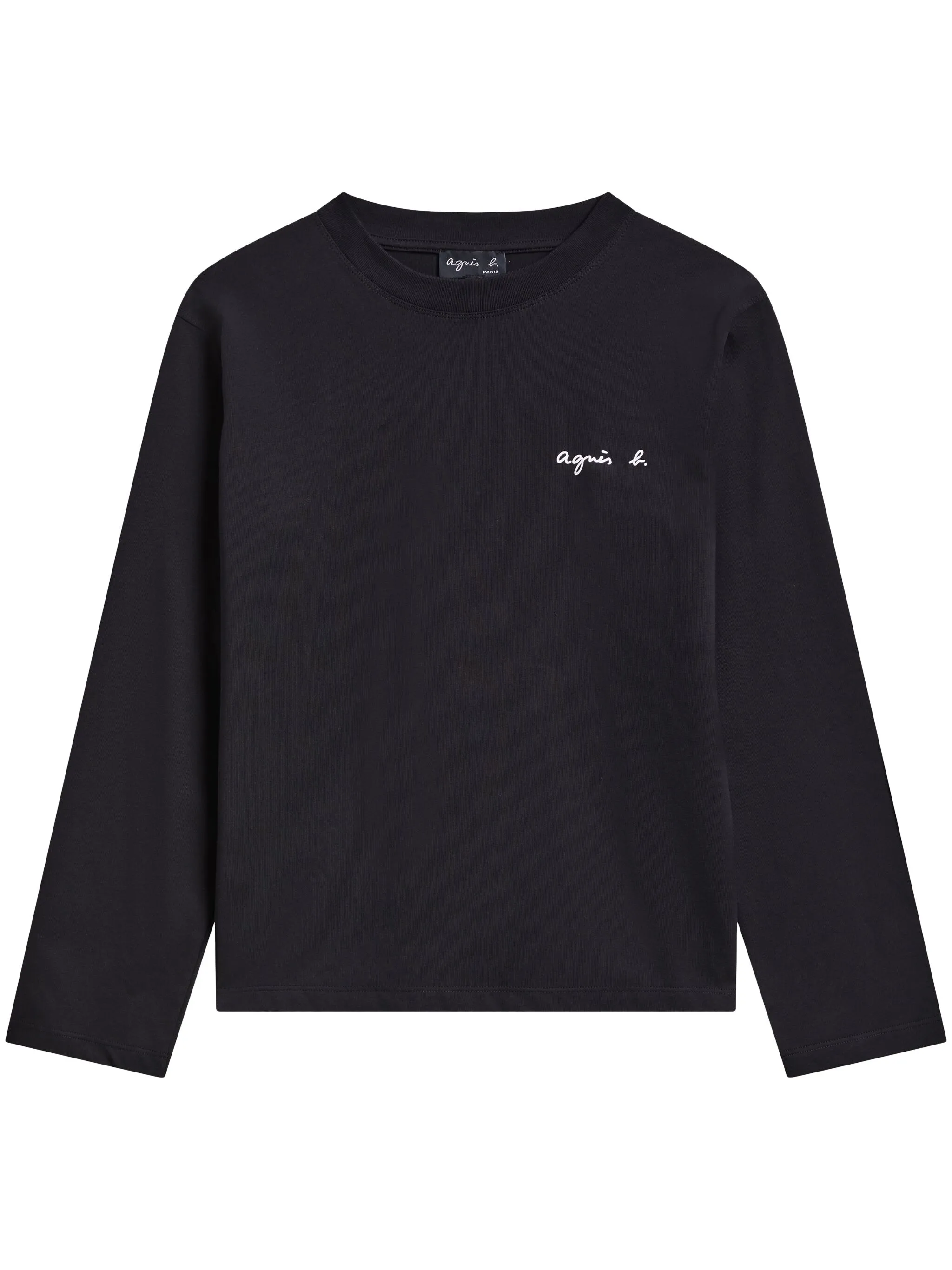 

Футболка с логотипом Agnès B., черный