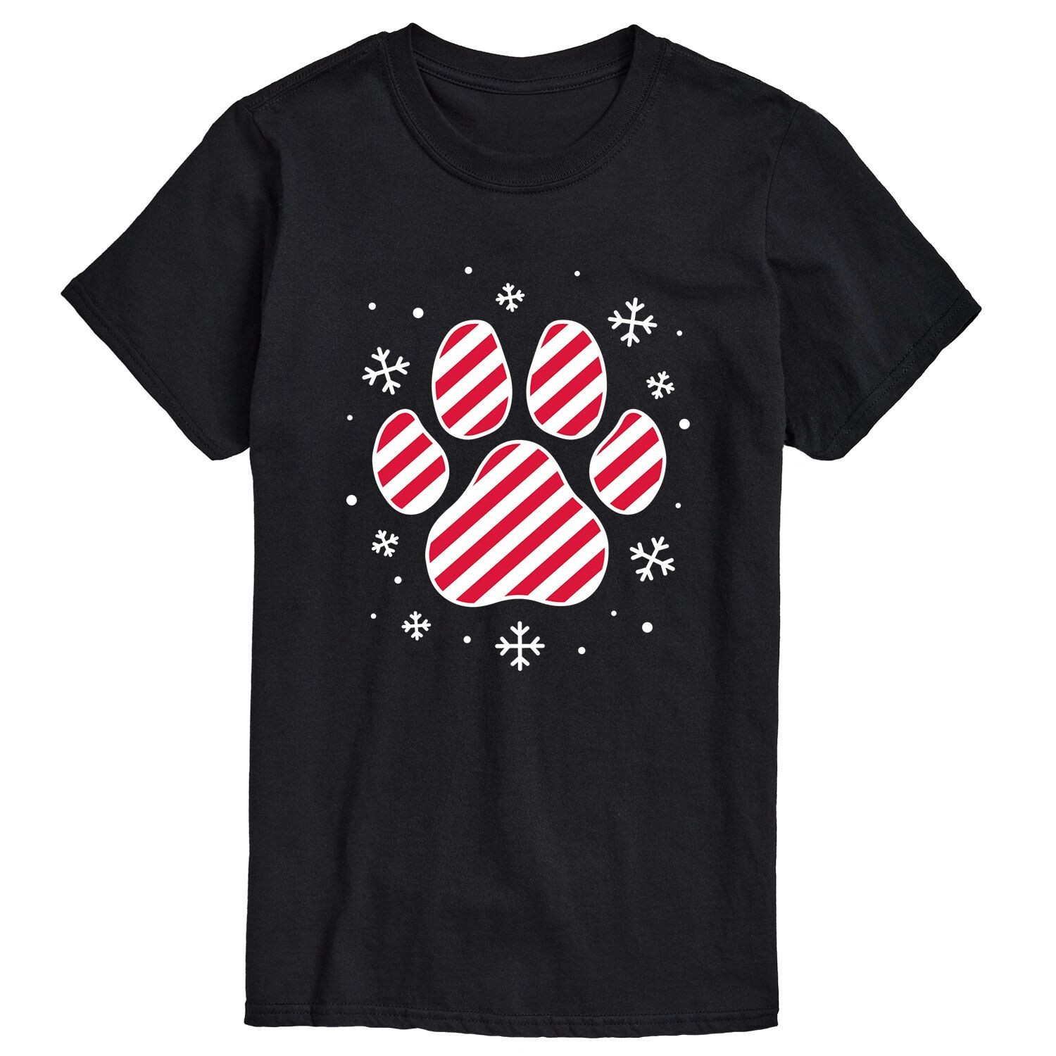 

Футболка с принтом «лапы» Big & Tall Candy Cane Licensed Character