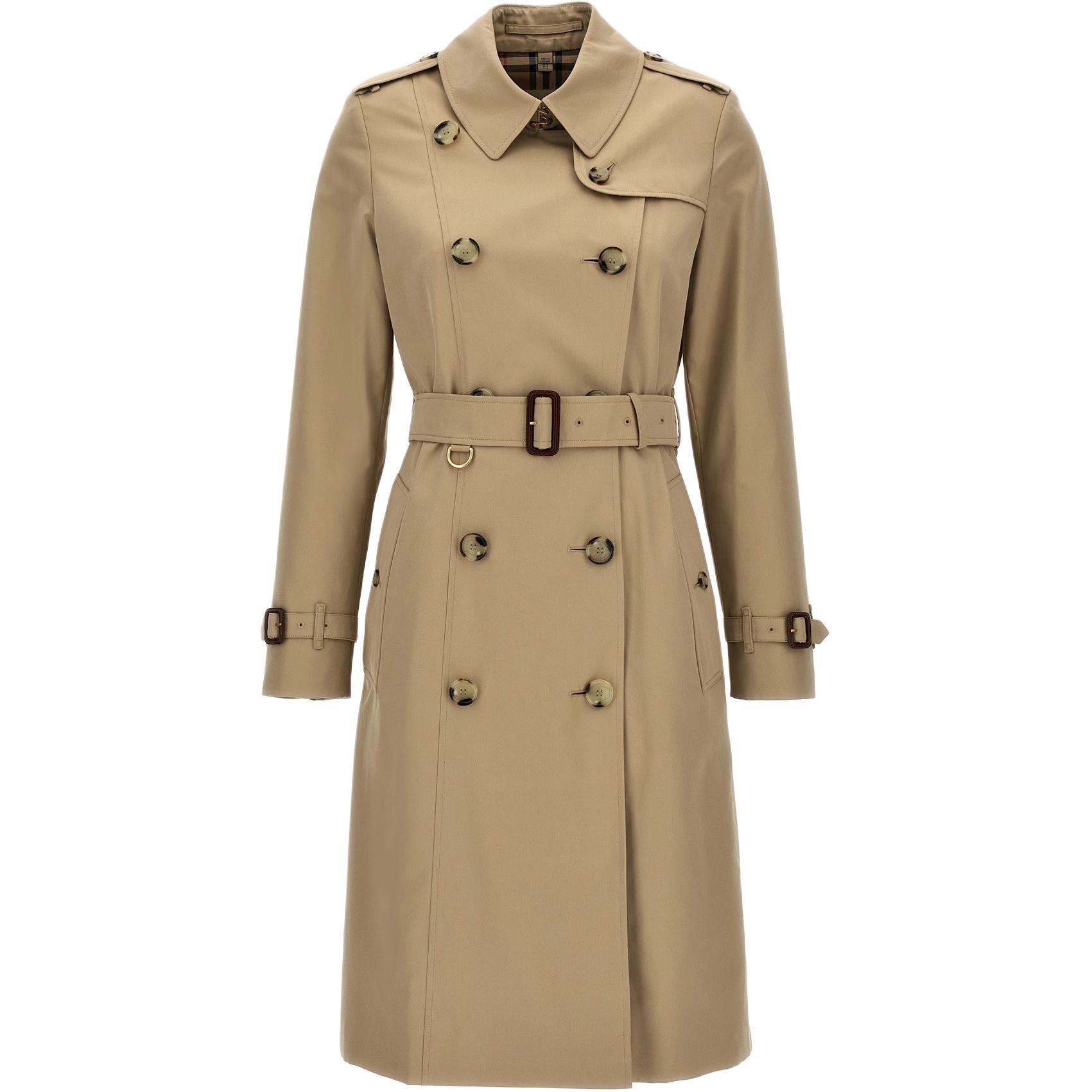 Пальто тренч Chelsea Heritage Burberry, длинное, бежевый — фото 2