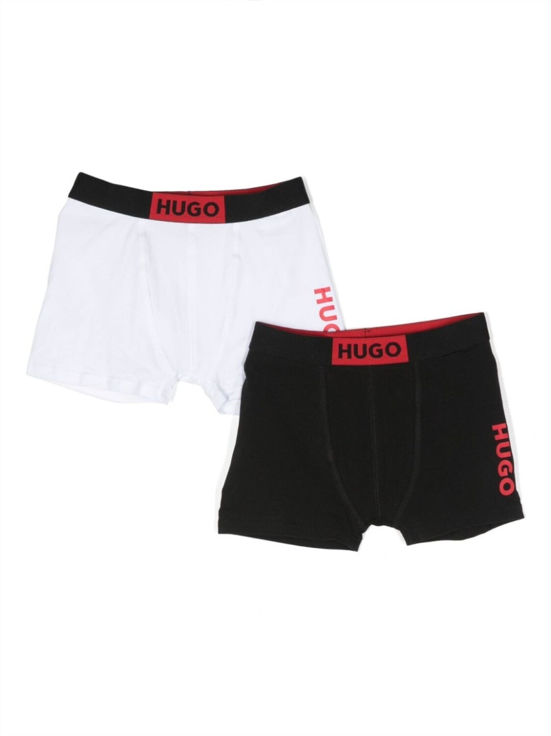 

HUGO KIDS комплект из двух трусов-брифов с логотипом, черный