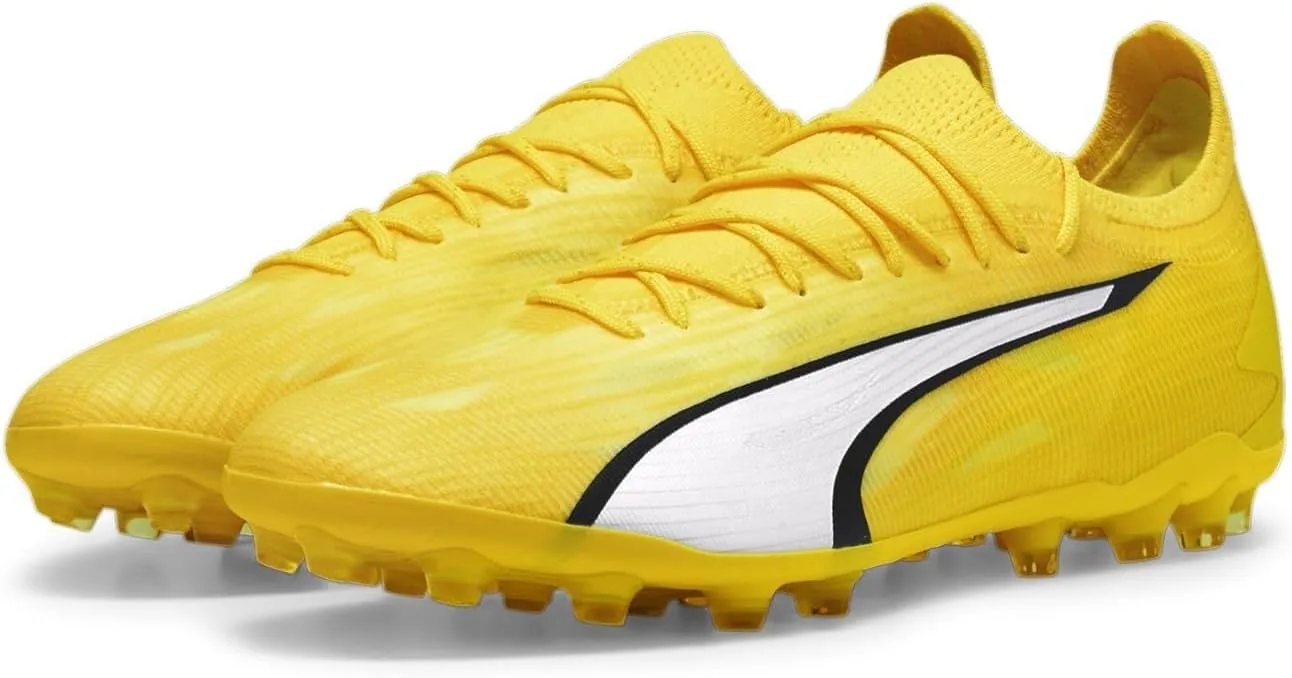 Спортивные кроссовки PUMA Unisex Ultra Ultimate MG, белый/черный