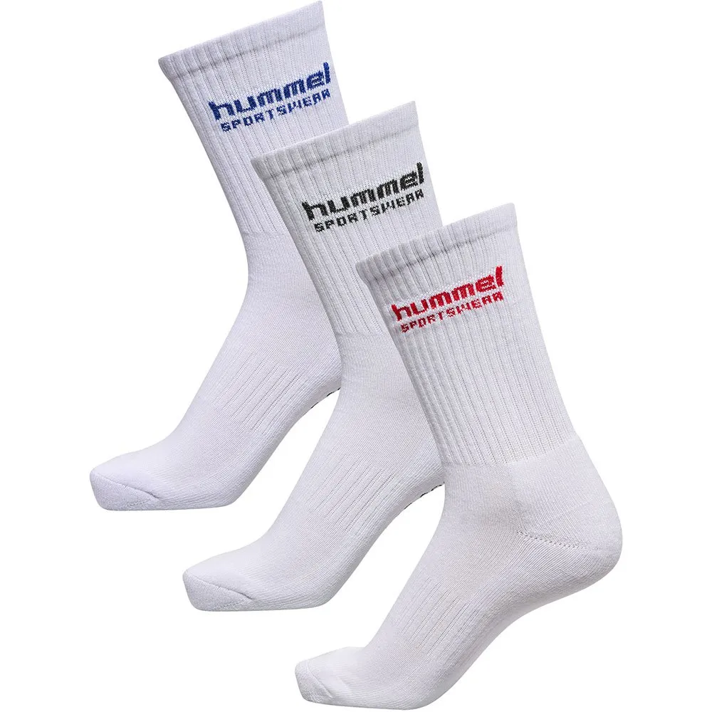 

Носки Hummel Sportswear long 3 pairs, белый