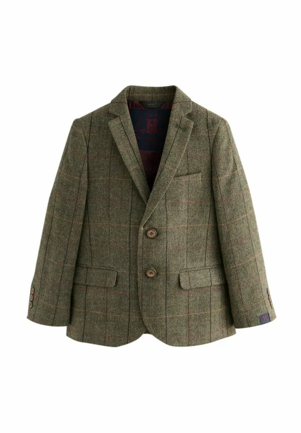 Пиджак прямого кроя Next, Green Brown Check