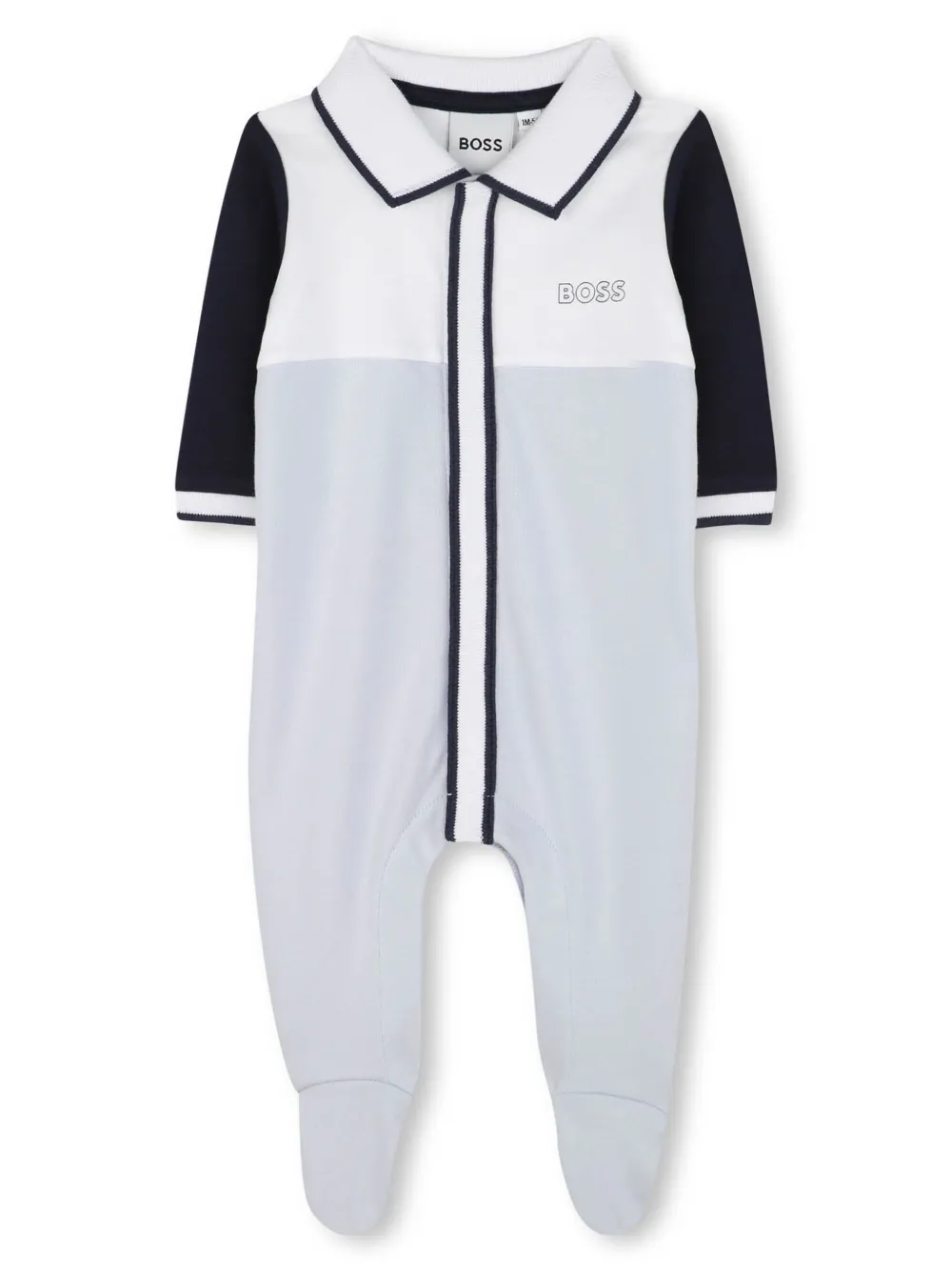 

Пижама в стиле колор-блок BOSS Kidswear, синий