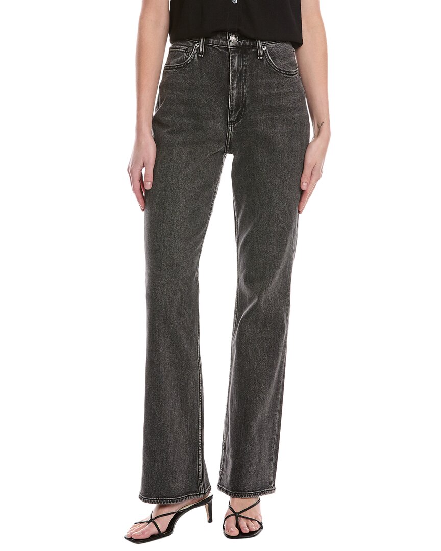 

Джинсы rag & bone Peyton с высокой посадкой, чернильного цвета, расклешенные, полной длины