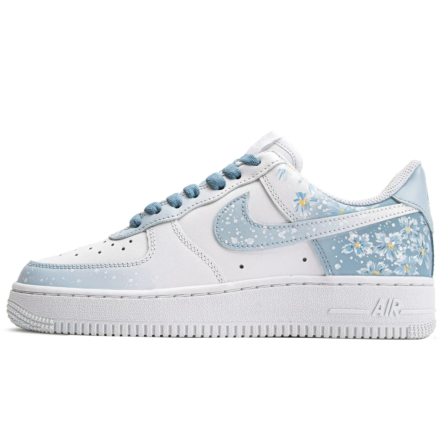 

Кроссовки Nike Air Force 1 Skateboarding Shoes Men Low-top Blue/white, синий/белый