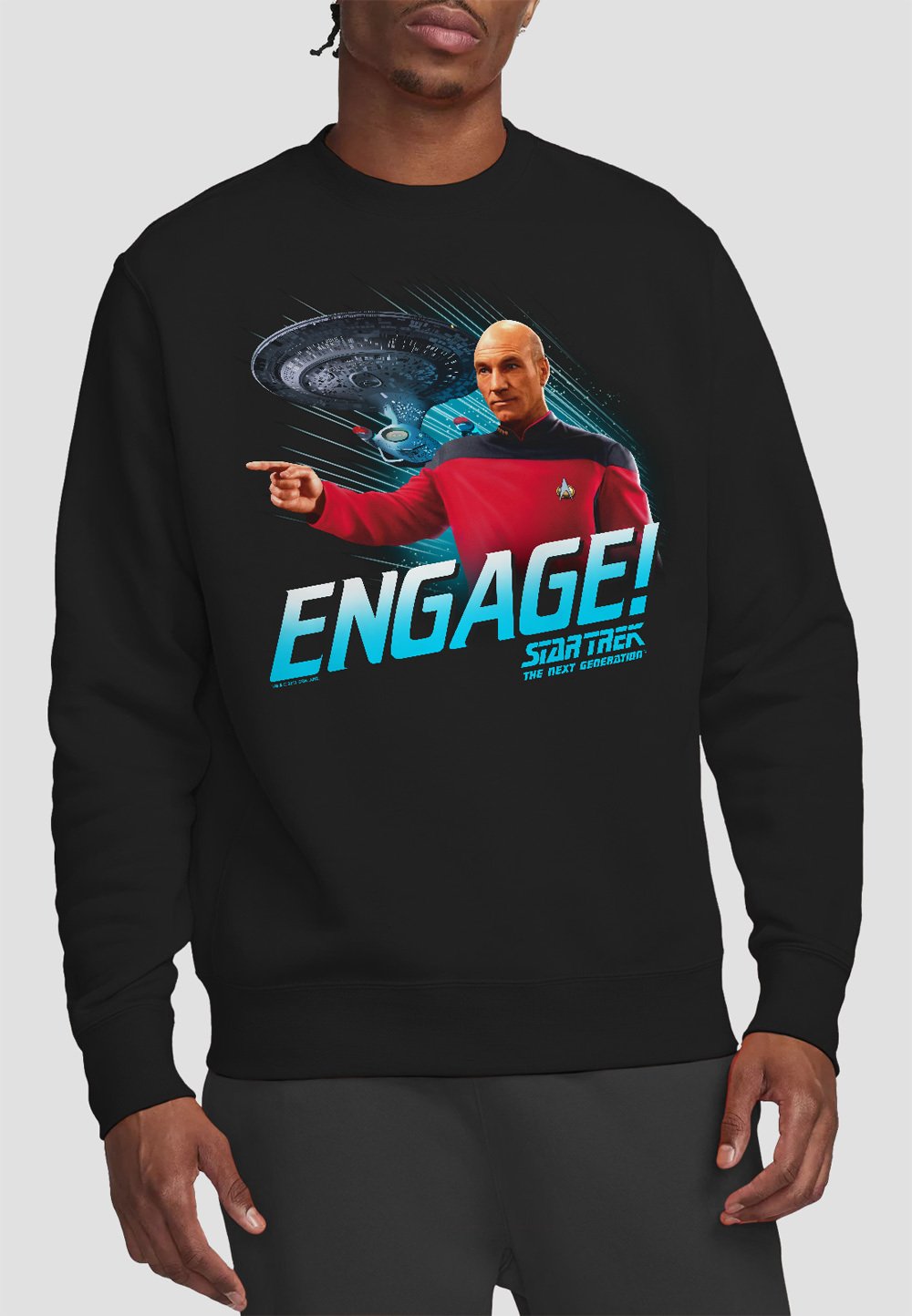 

Толстовка STAR TREK ENGAGE Cotton Soul, черный