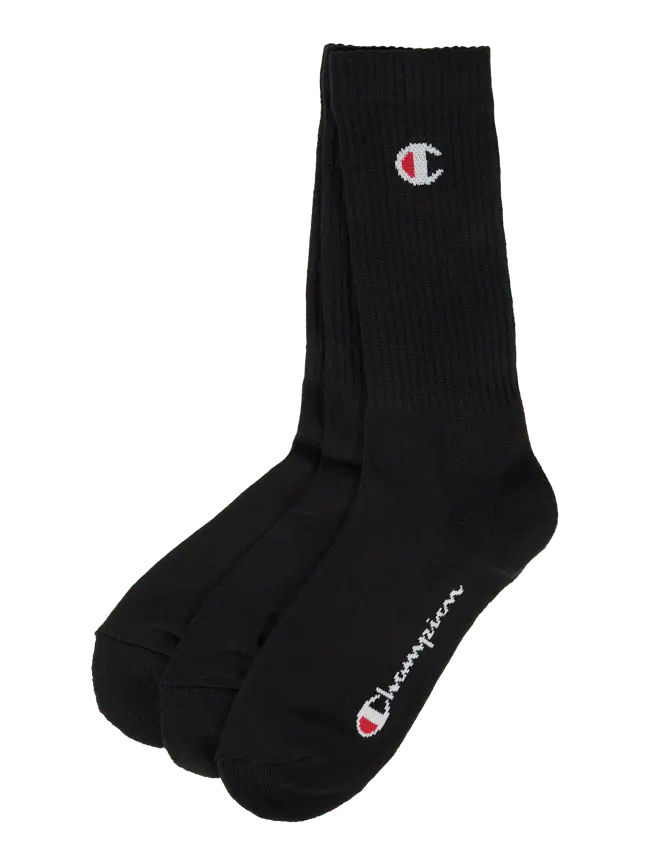 

Носки с этикеткой, в упаковке 3 шт., модель Crew Socks CHAMPION, черный
