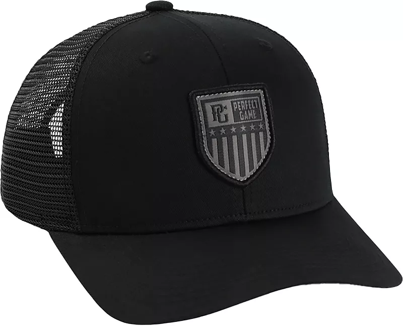 

Кепка Perfect Game USA Pro Crown Trucker, черный
