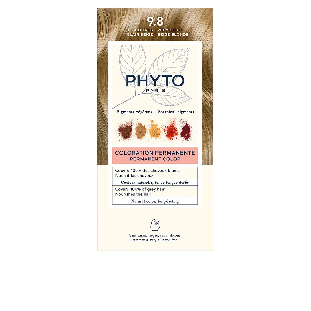 

Краска для волос Phytocolor Phyto, цвет 9.8-rubio beige muy claro, 4 шт.