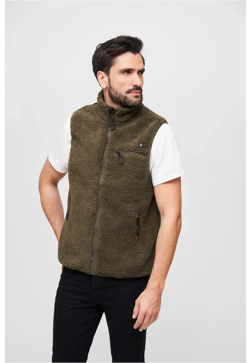 

Стеганый жилет Brandit " Brandit Men's Teddy Fleece Vest Men" (1 шт.), оливковый