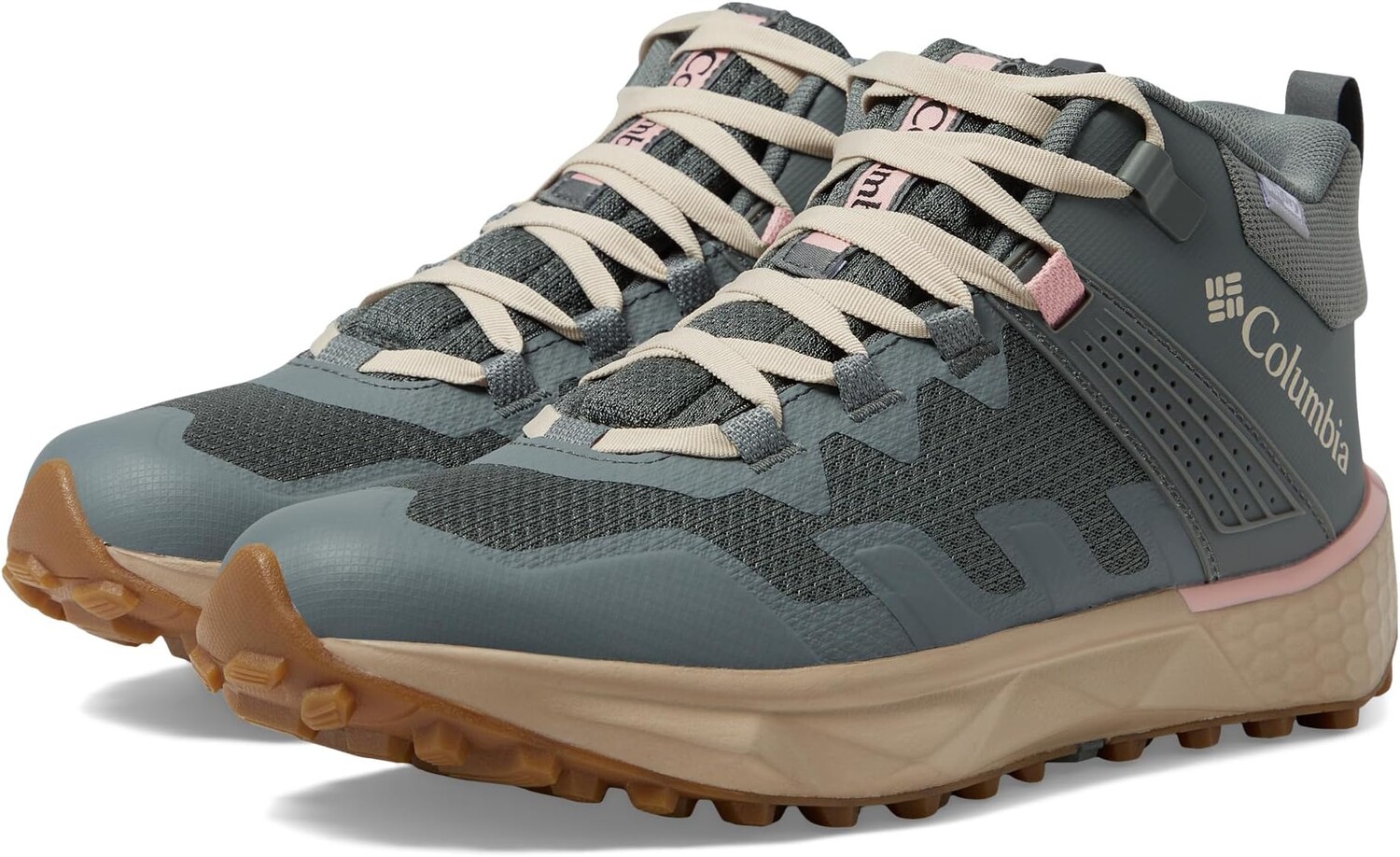 

Походная обувь Facet 75 Mid Outdry Columbia, цвет Sedona Sage/Dusty Pink