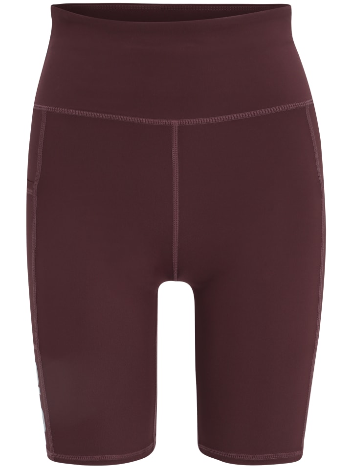 

Шорты Bike Pocket Shorts темно-винного цвета CLN Athletics